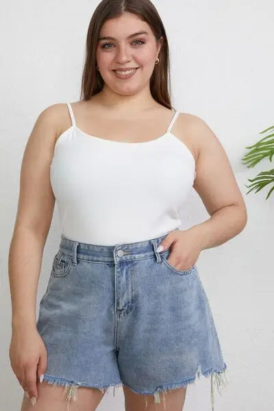 Blue Zone Planet |  Basic Bae Full Size Round Neck Slim Cami BLUE ZONE PLANET