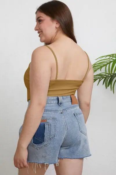 Blue Zone Planet |  Basic Bae Full Size Round Neck Slim Cami BLUE ZONE PLANET