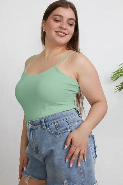 Blue Zone Planet |  Basic Bae Full Size Round Neck Slim Cami BLUE ZONE PLANET