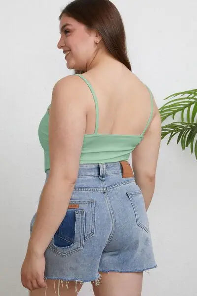 Blue Zone Planet |  Basic Bae Full Size Round Neck Slim Cami BLUE ZONE PLANET