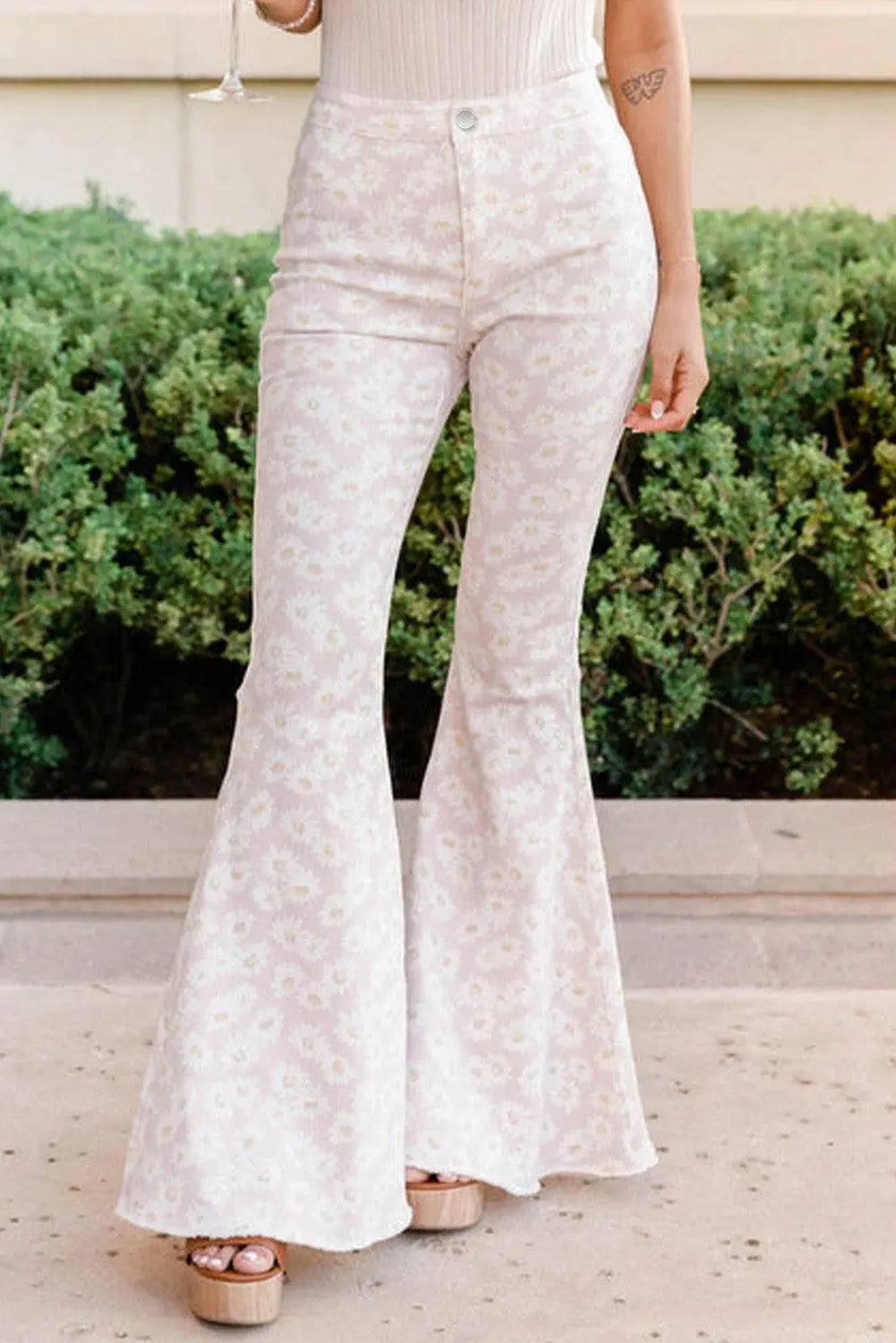 Blue Zone Planet |  Daisy Bell Bottom Pants BLUE ZONE PLANET