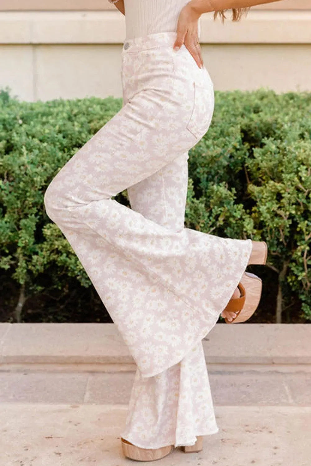 Blue Zone Planet |  Daisy Bell Bottom Pants BLUE ZONE PLANET