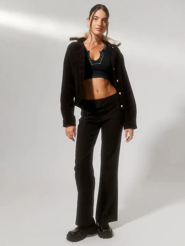 Blue Zone Planet |  Emily's Knitted Half Cardigan Short Vest BLUE ZONE PLANET