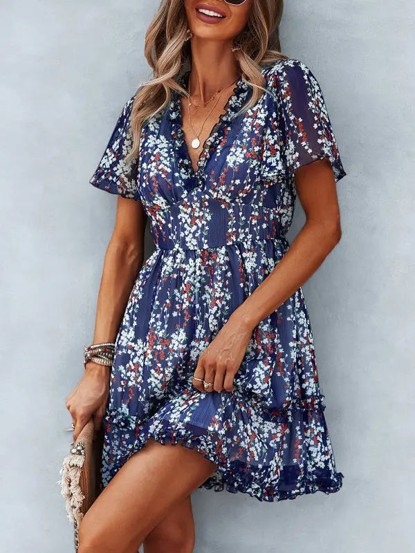 Blue Zone Planet |  Emma's Spring-Summer Mini Dress BLUE ZONE PLANET