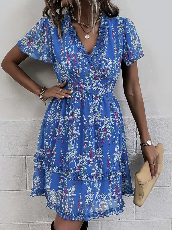Blue Zone Planet |  Emma's Spring-Summer Mini Dress BLUE ZONE PLANET
