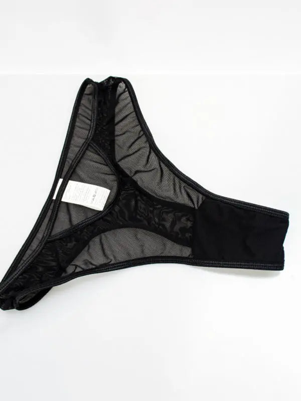 Blue Zone Planet | Lingerie garter belt three-piece uniform set BLUE ZONE PLANET