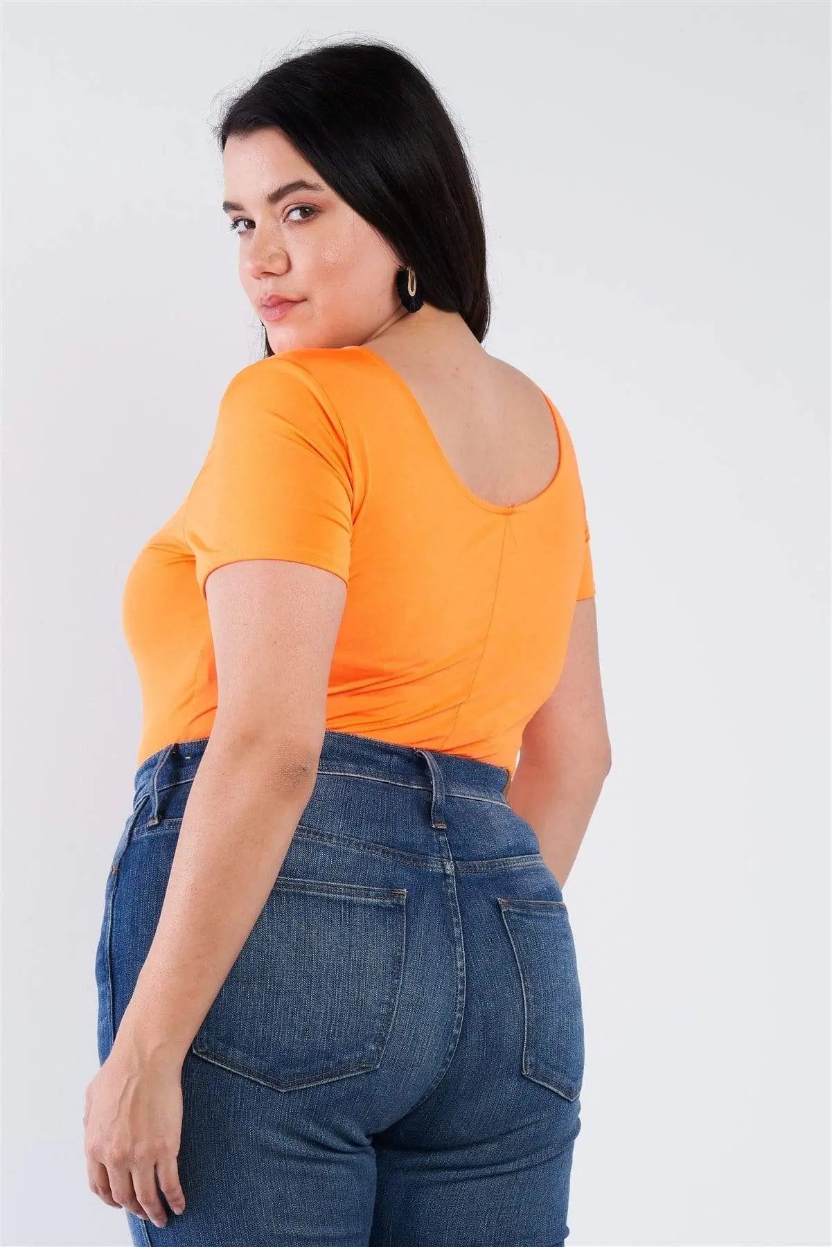 Blue Zone Planet |  Plus Size Bodysuit Blue Zone Planet