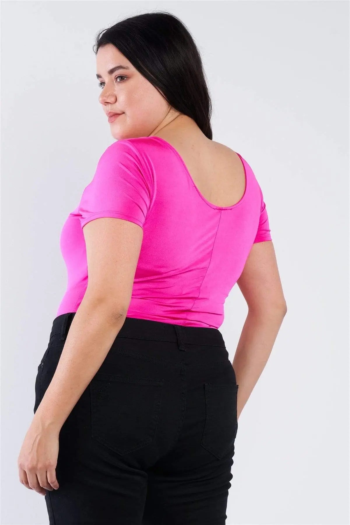 Blue Zone Planet |  Plus Size Bodysuit Blue Zone Planet