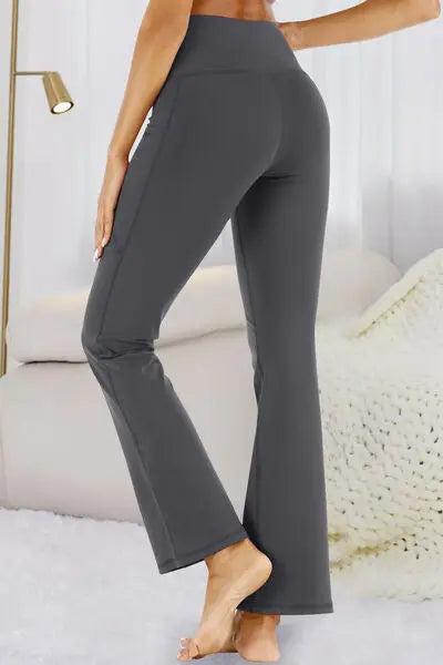 Blue Zone Planet |  Pocketed High Waist Active Pants BLUE ZONE PLANET