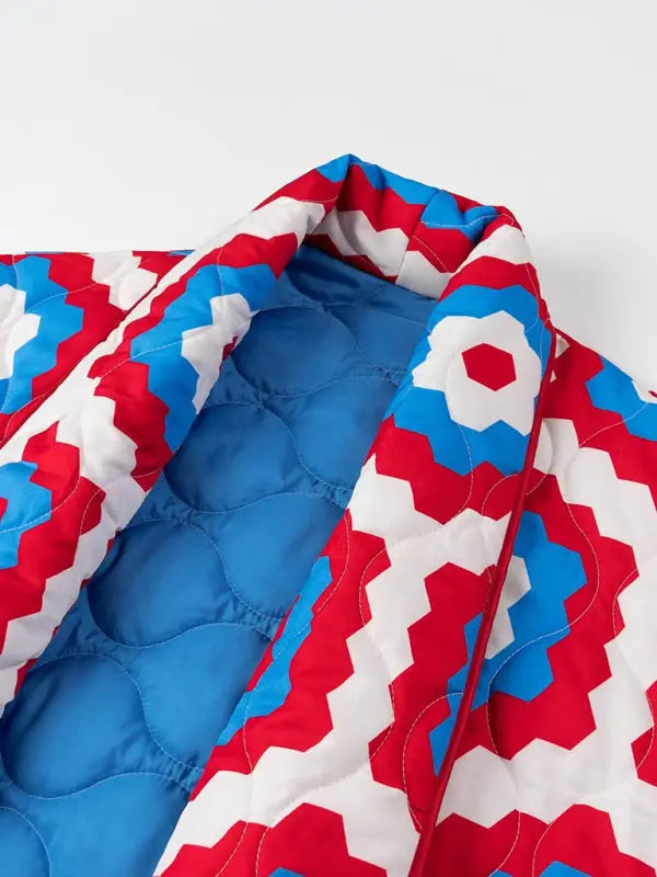 Blue Zone Planet | Street Printed Kimono Cotton Jacket BLUE ZONE PLANET