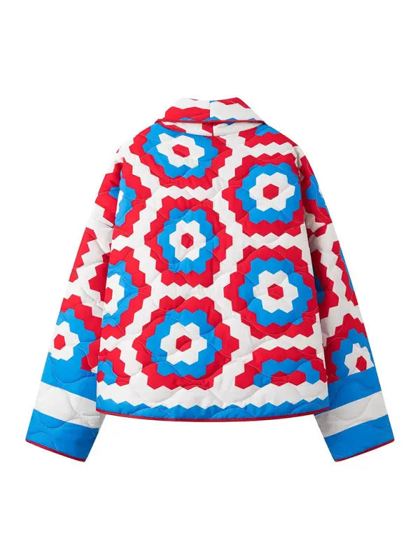 Blue Zone Planet | Street Printed Kimono Cotton Jacket BLUE ZONE PLANET