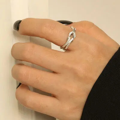 Blue Zone Planet |  Zircon 925 Sterling Silver Ring BLUE ZONE PLANET