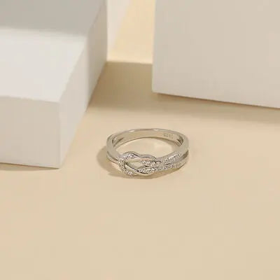 Blue Zone Planet |  Zircon 925 Sterling Silver Ring BLUE ZONE PLANET