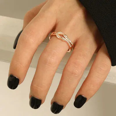 Blue Zone Planet |  Zircon 925 Sterling Silver Ring BLUE ZONE PLANET