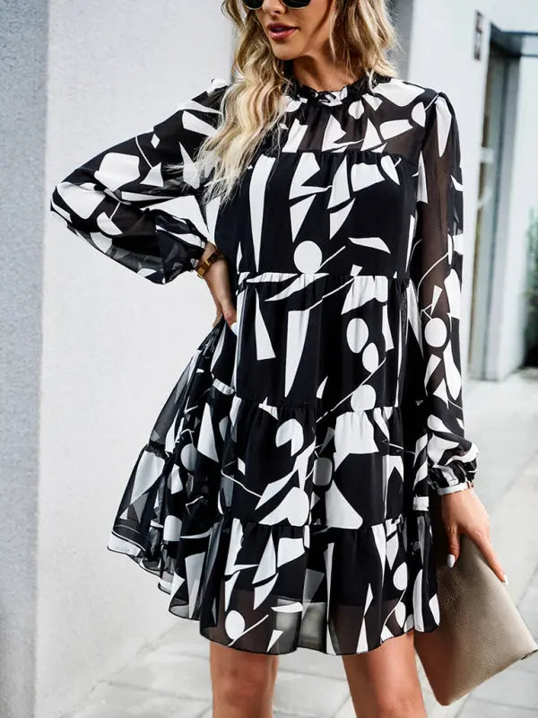 Blue Zone Planet |  elegant long-sleeved skirt BLUE ZONE PLANET