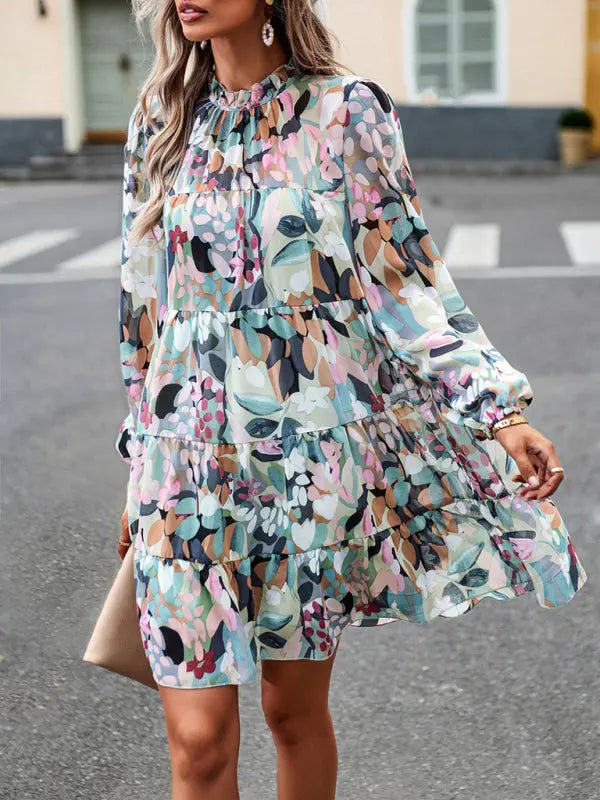 Blue Zone Planet |  elegant long-sleeved skirt BLUE ZONE PLANET