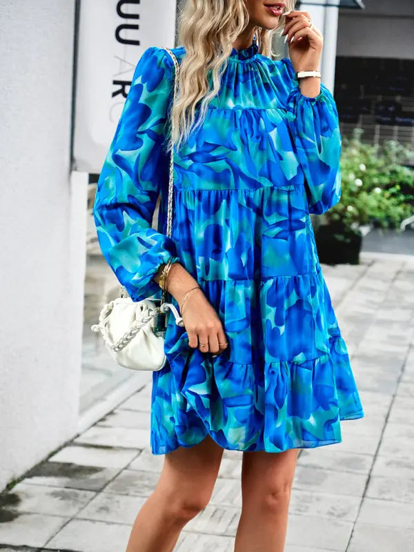 Blue Zone Planet |  elegant long-sleeved skirt BLUE ZONE PLANET
