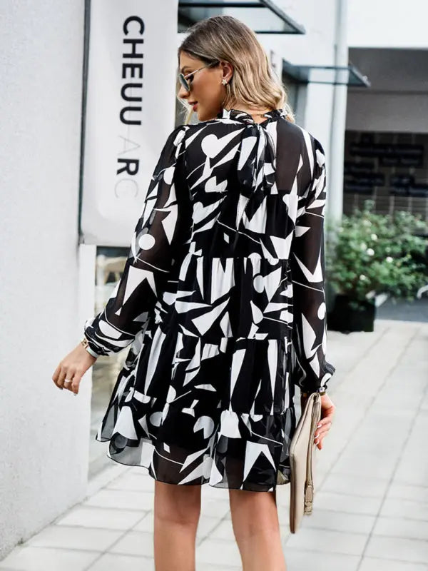 Blue Zone Planet |  elegant long-sleeved skirt BLUE ZONE PLANET
