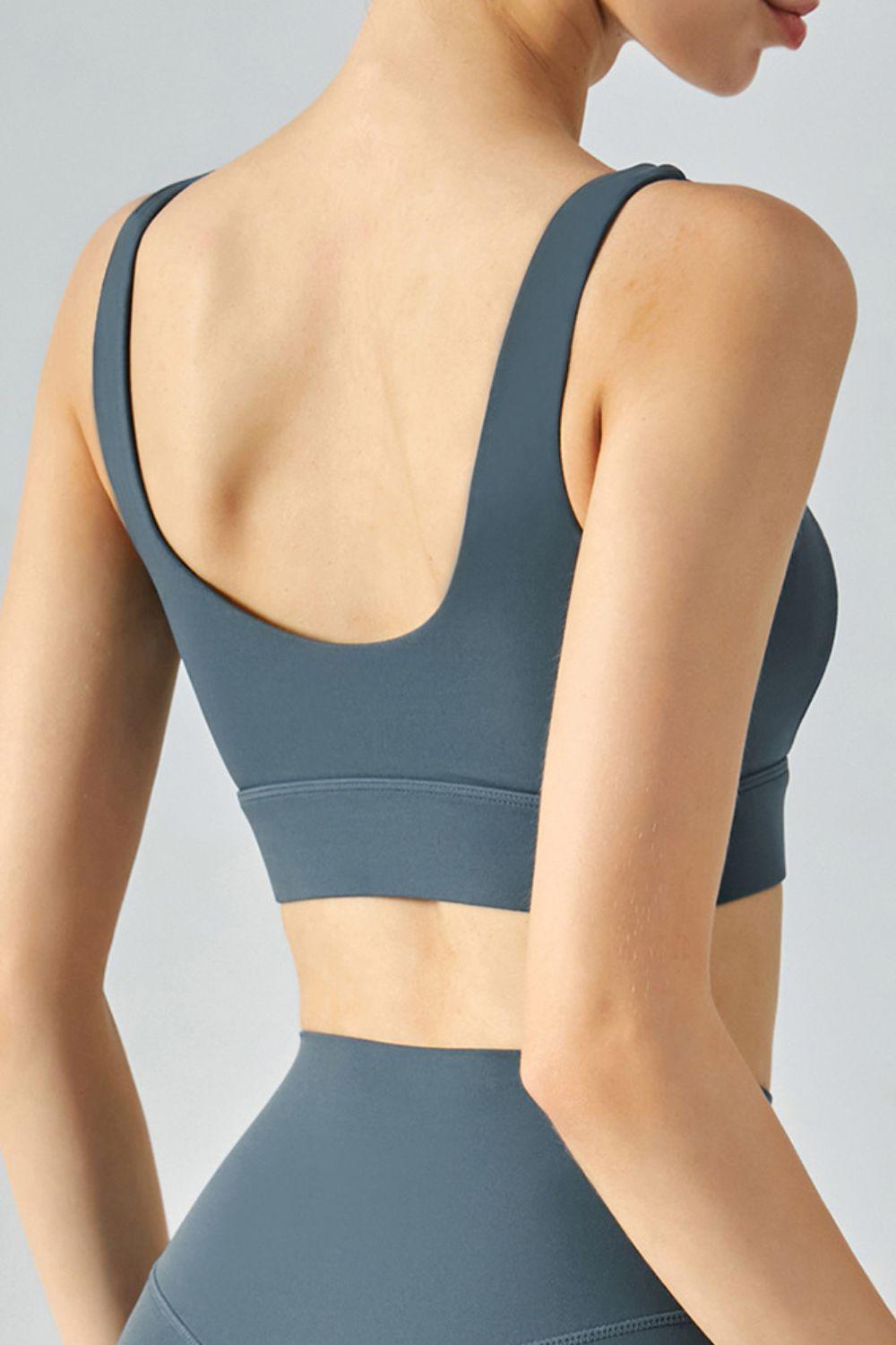 Breathable Zip-Up Sports Bra-TOPS / DRESSES-[Adult]-[Female]-2022 Online Blue Zone Planet