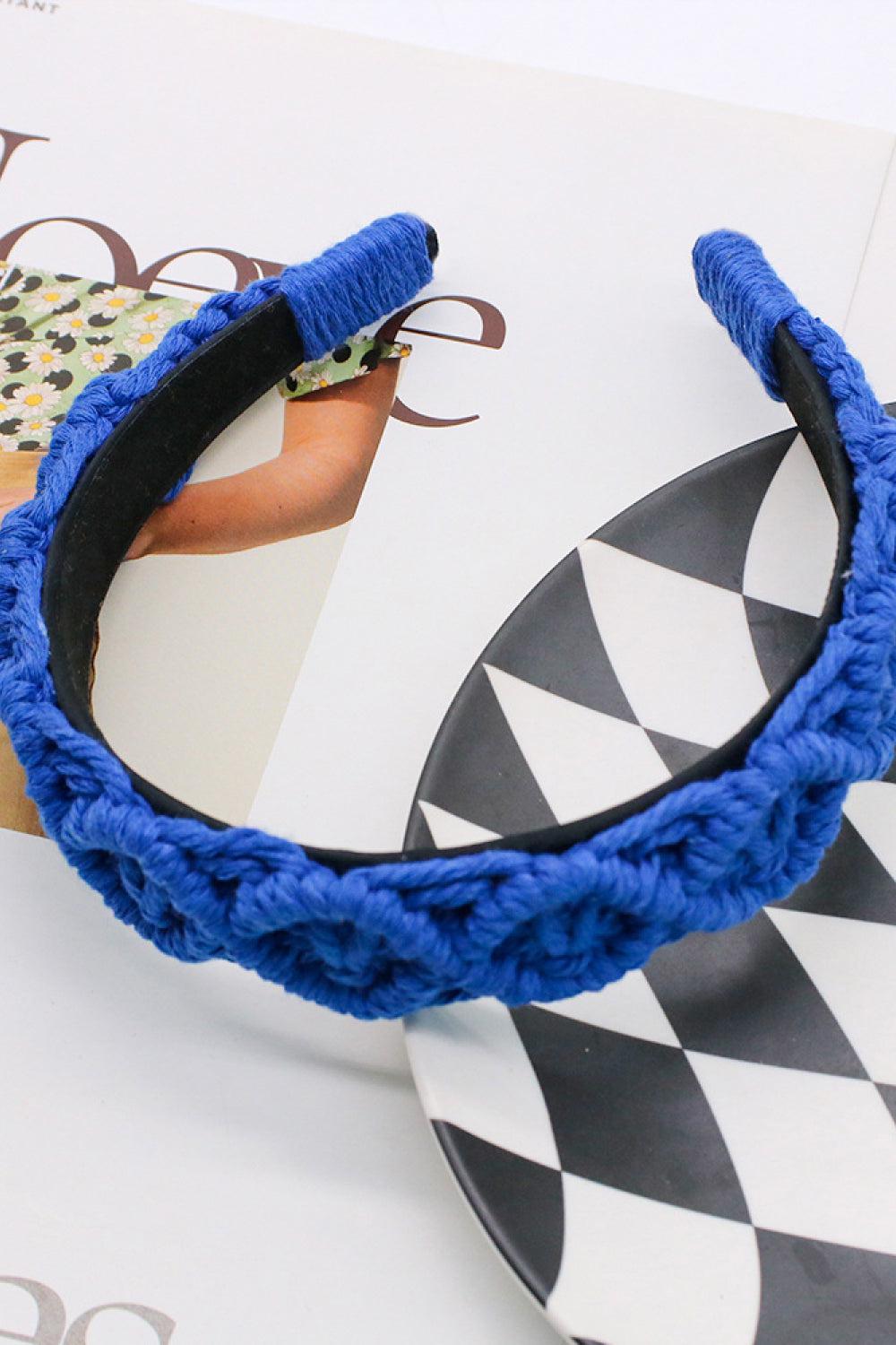 Can't Stop Your Shine Macrame Headband BLUE ZONE PLANET