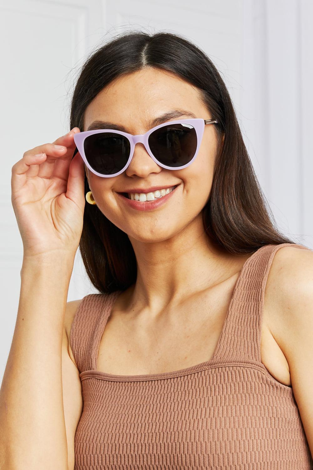 Cat-Eye Acetate Frame Sunglasses BLUE ZONE PLANET