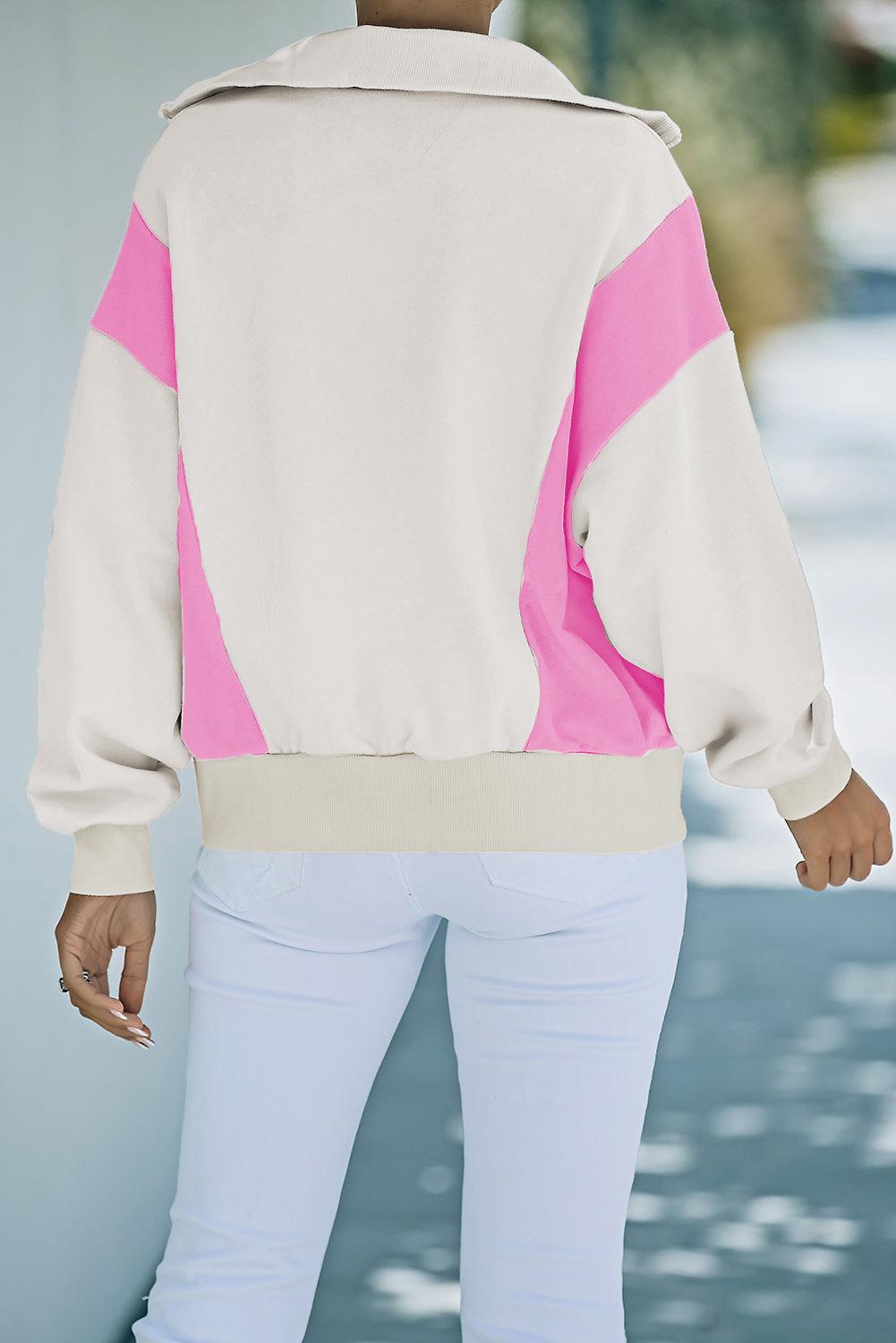 Color block best sale quarter zip