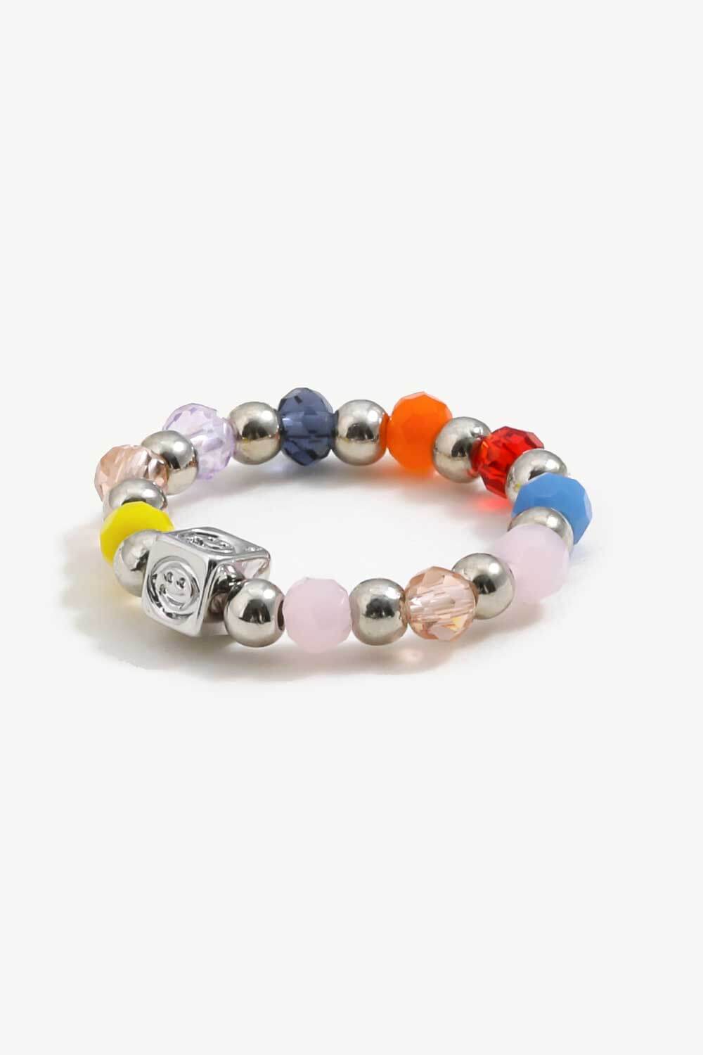 Colorful Bead Ring-RINGS-[Adult]-[Female]-Multi-One Size-2022 Online Blue Zone Planet