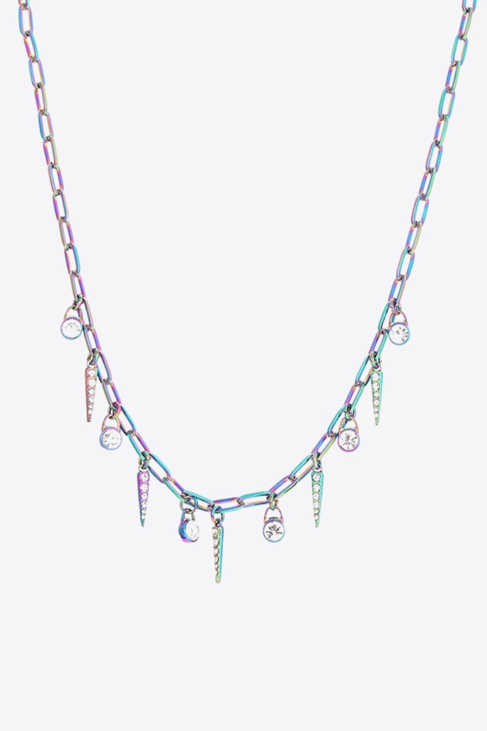 Colorful Multi-Charm Necklace BLUE ZONE PLANET