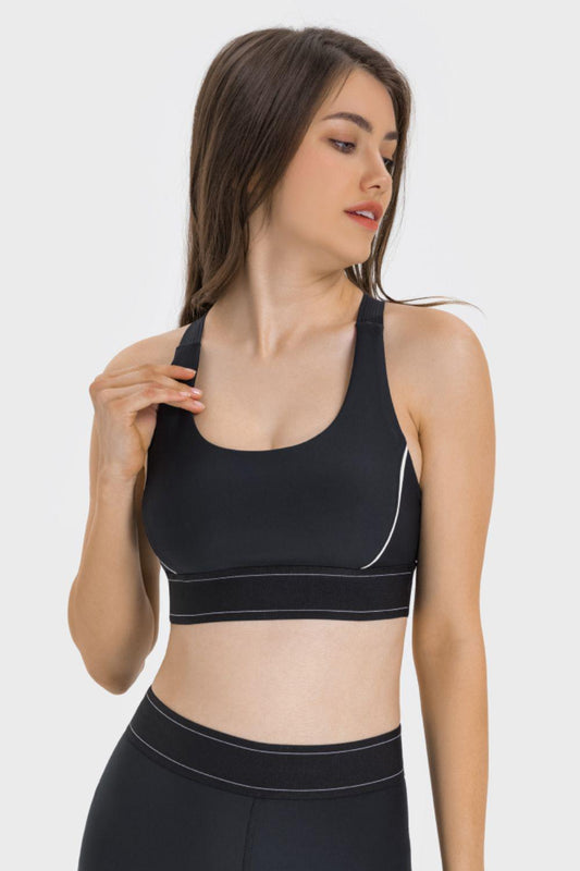 Contrast Sports Bra BLUE ZONE PLANET