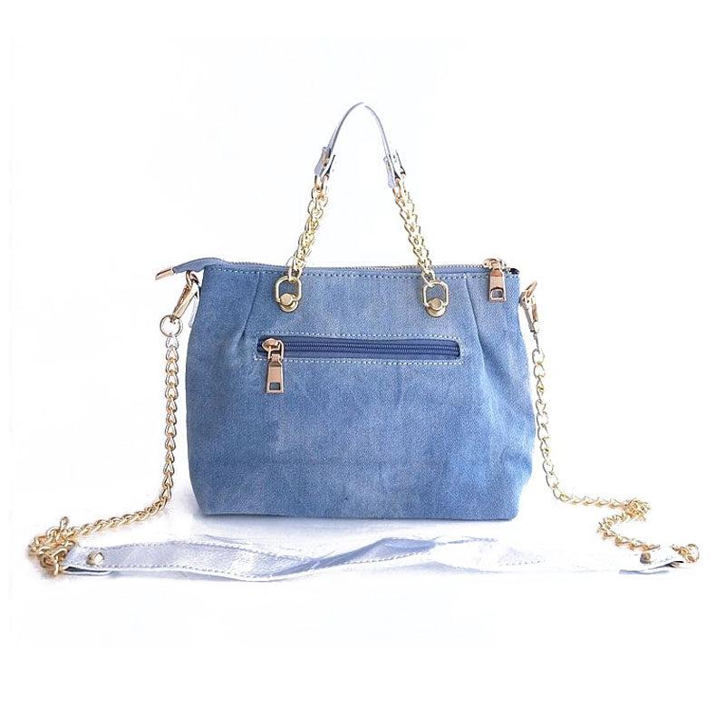 Cowgirl Diamond-studded One-shoulder Messenger Handbag Blue Zone Planet