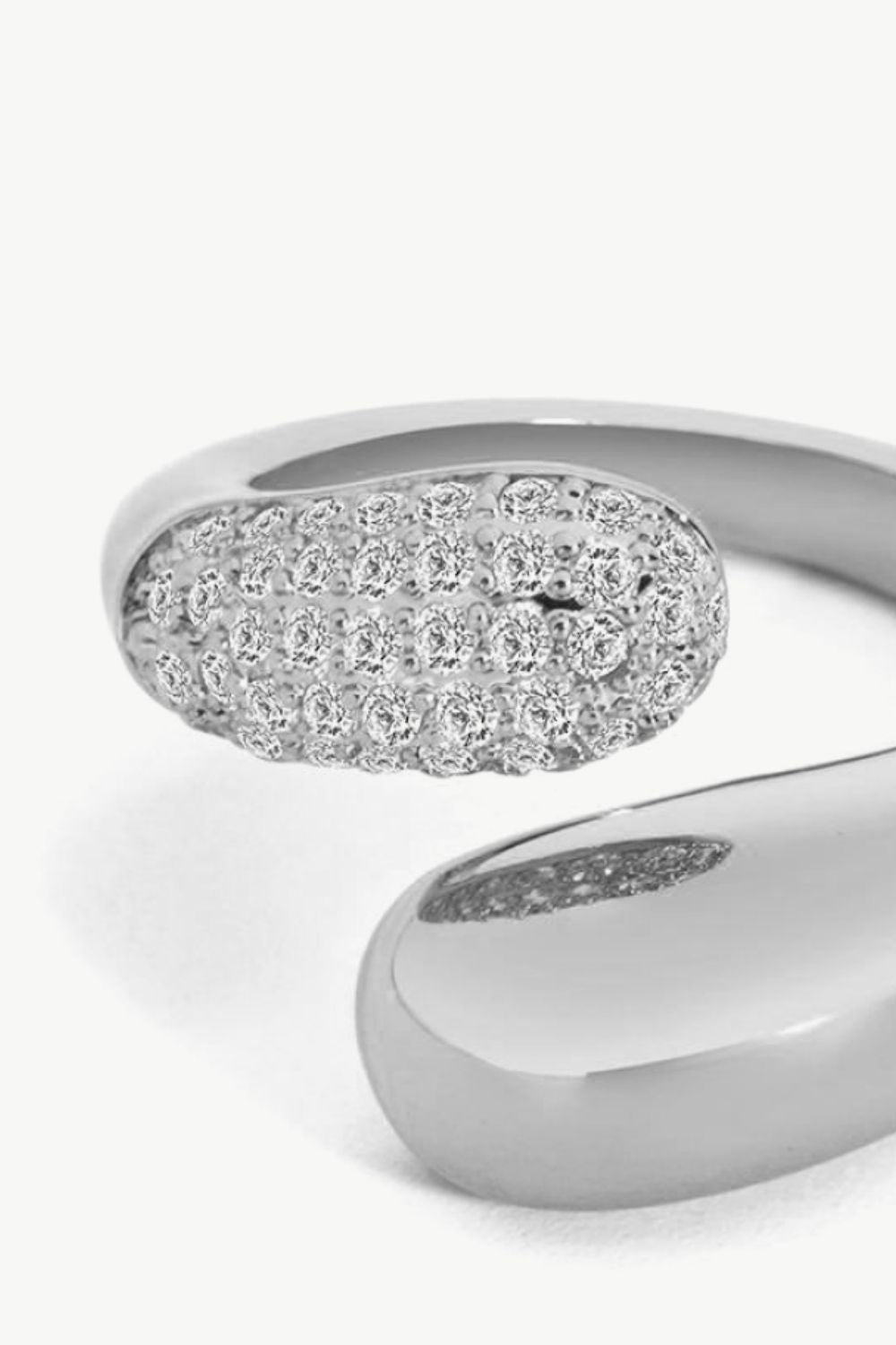Crystal Polished Bypass Ring-TOPS / DRESSES-[Adult]-[Female]-2022 Online Blue Zone Planet