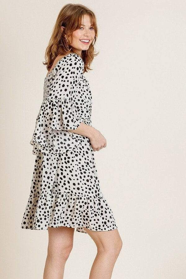 Dalmatian Sweetheart Dress-TOPS / DRESSES-[Adult]-[Female]-Blue Zone Planet