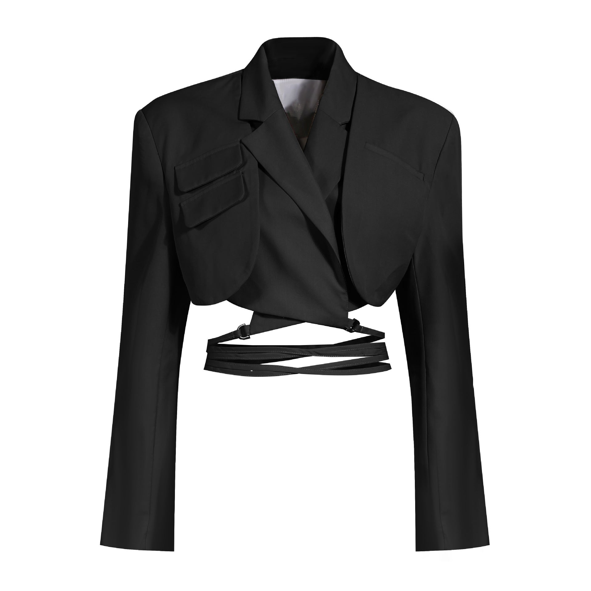 Dream Architect Two-Piece Suit Jacket-TOPS / DRESSES-[Adult]-[Female]-Black Top-S-2022 Online Blue Zone Planet