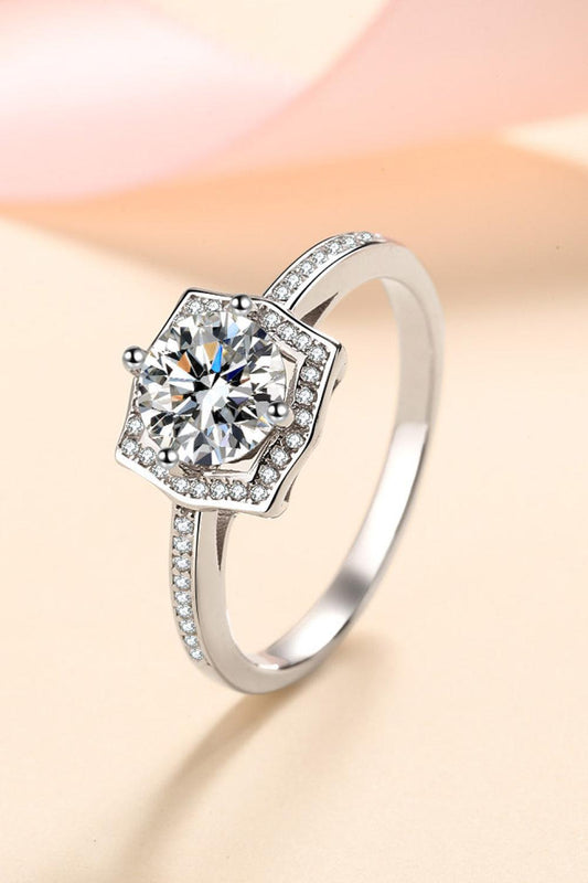 Embrace The Joy 1 Carat Moissanite Ring BLUE ZONE PLANET