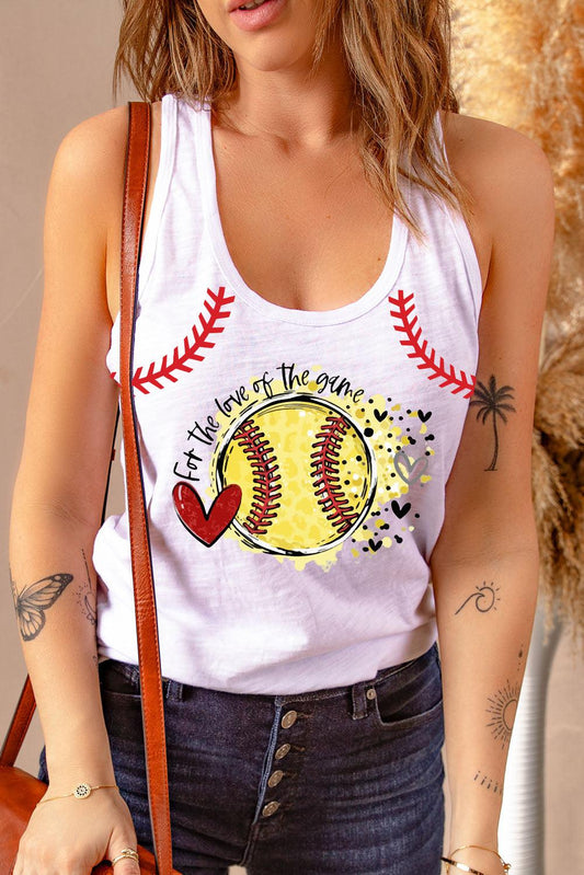 FOR THE LOVE OF THE GAME Graphic Tank BLUE ZONE PLANET