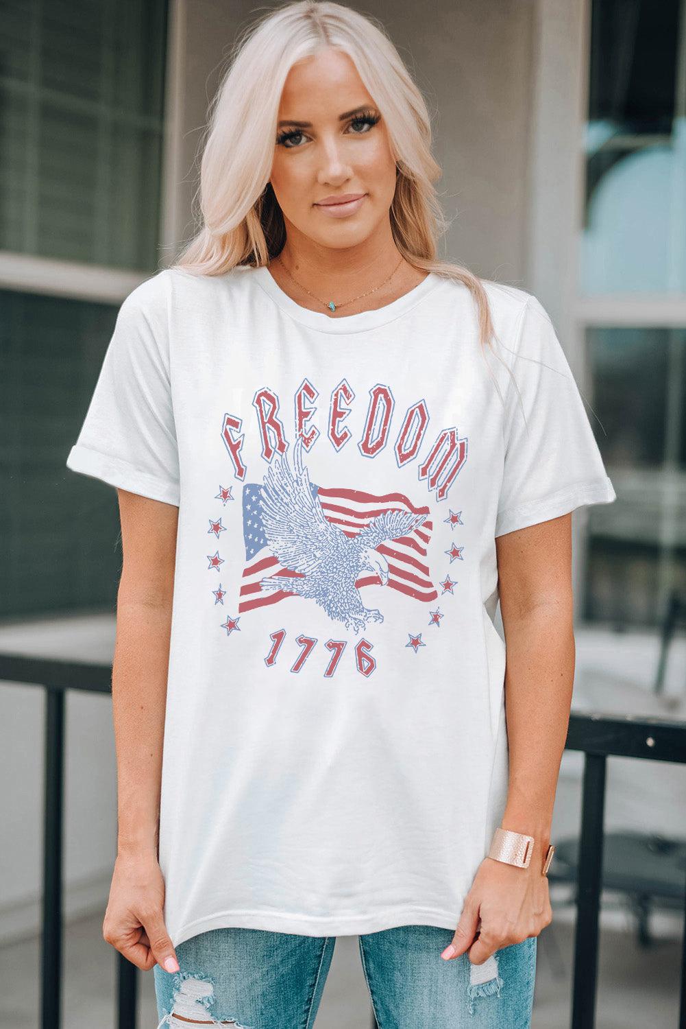 FREEDOM 1776 Graphic Tee BLUE ZONE PLANET