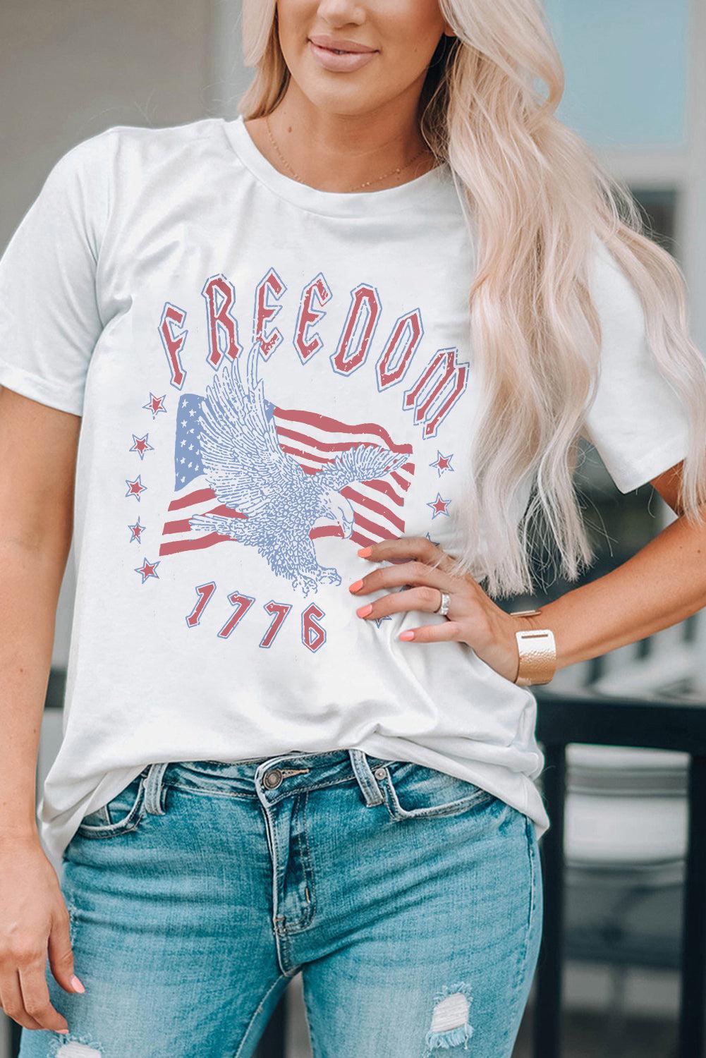 FREEDOM 1776 Graphic Tee BLUE ZONE PLANET