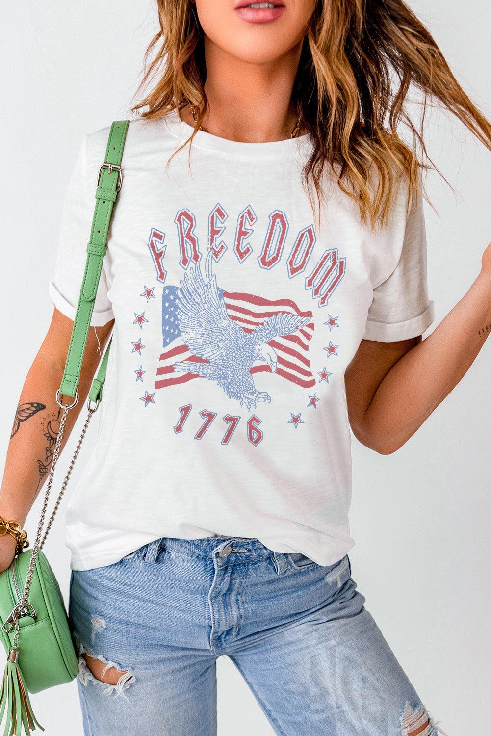 FREEDOM 1776 Graphic Tee BLUE ZONE PLANET