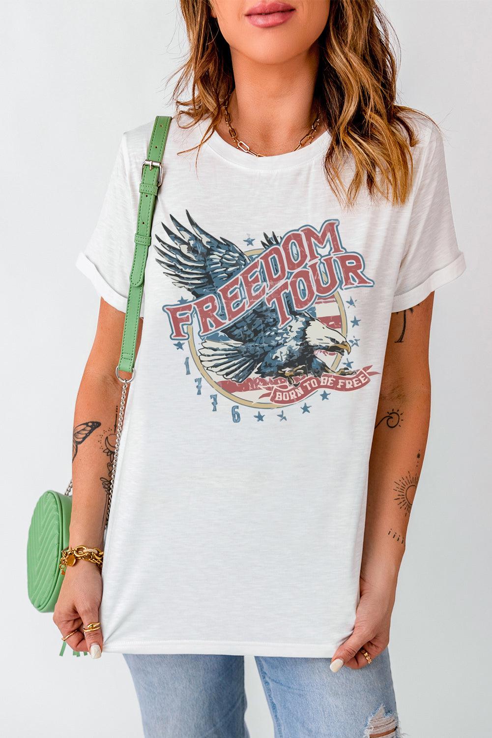 FREEDOM TOUR Graphic Tee BLUE ZONE PLANET