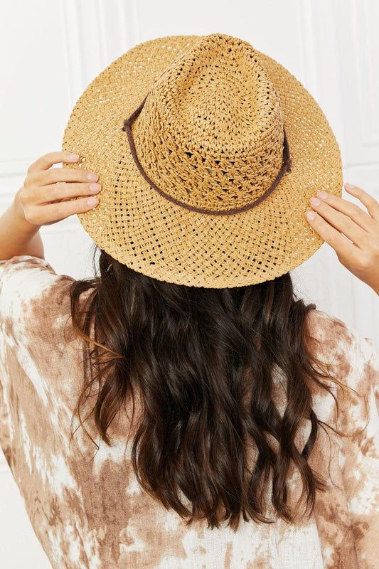 Fame Warm Weather Straw Hat-TOPS / DRESSES-[Adult]-[Female]-Khaki-One Size-2022 Online Blue Zone Planet