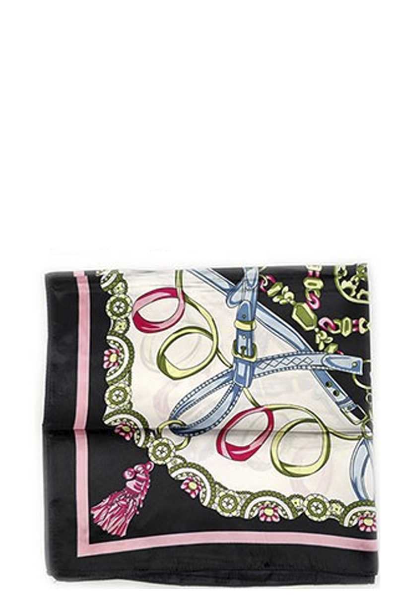 Fashion Multi Pattern Neck Scarf-[Adult]-[Female]-Blue Zone Planet