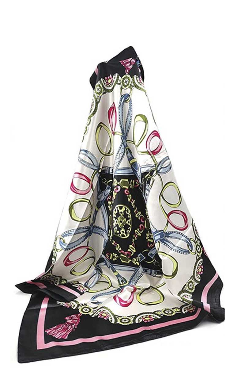 Fashion Multi Pattern Neck Scarf-[Adult]-[Female]-Blue Zone Planet