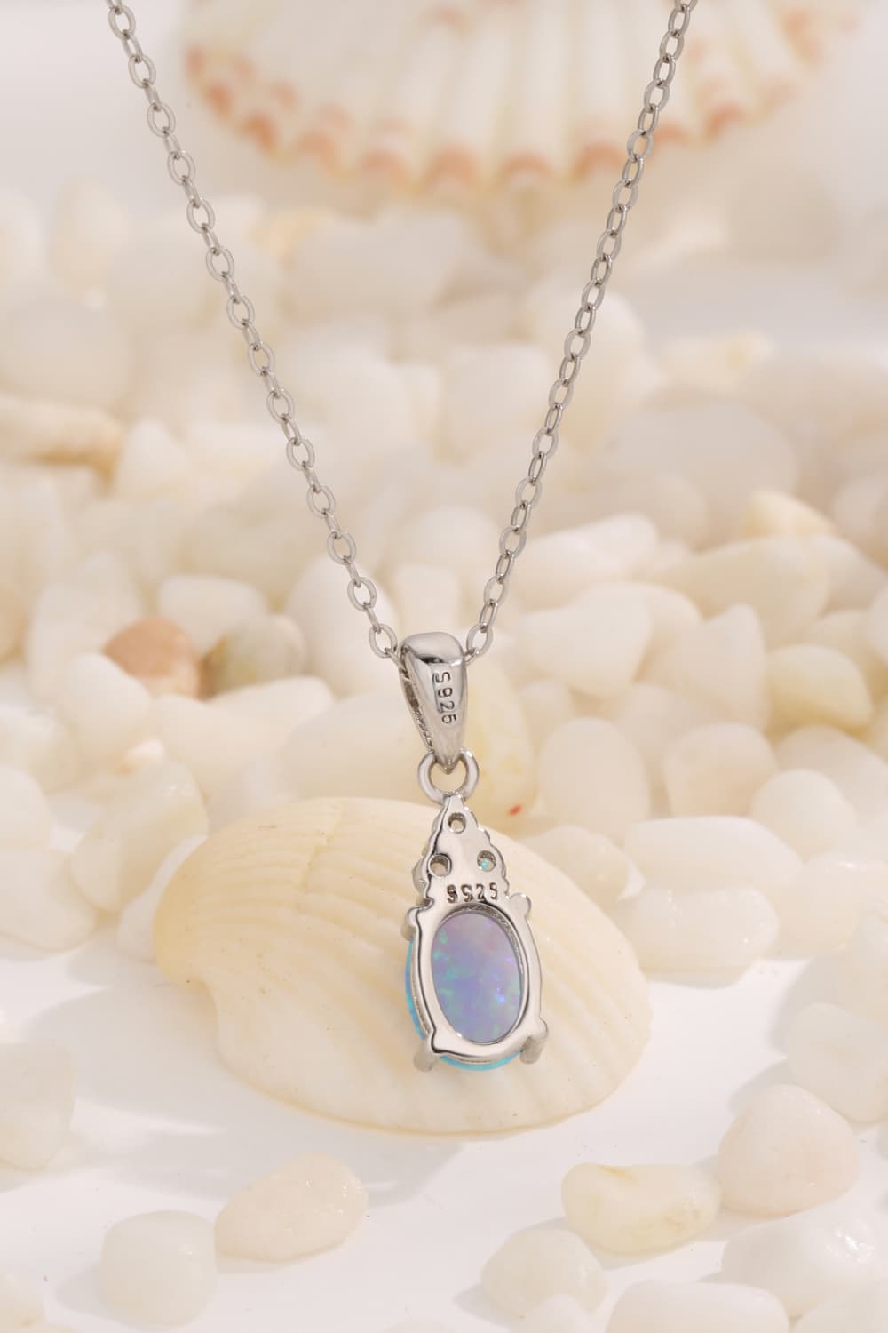 Find Your Center Opal Pendant Necklace BLUE ZONE PLANET