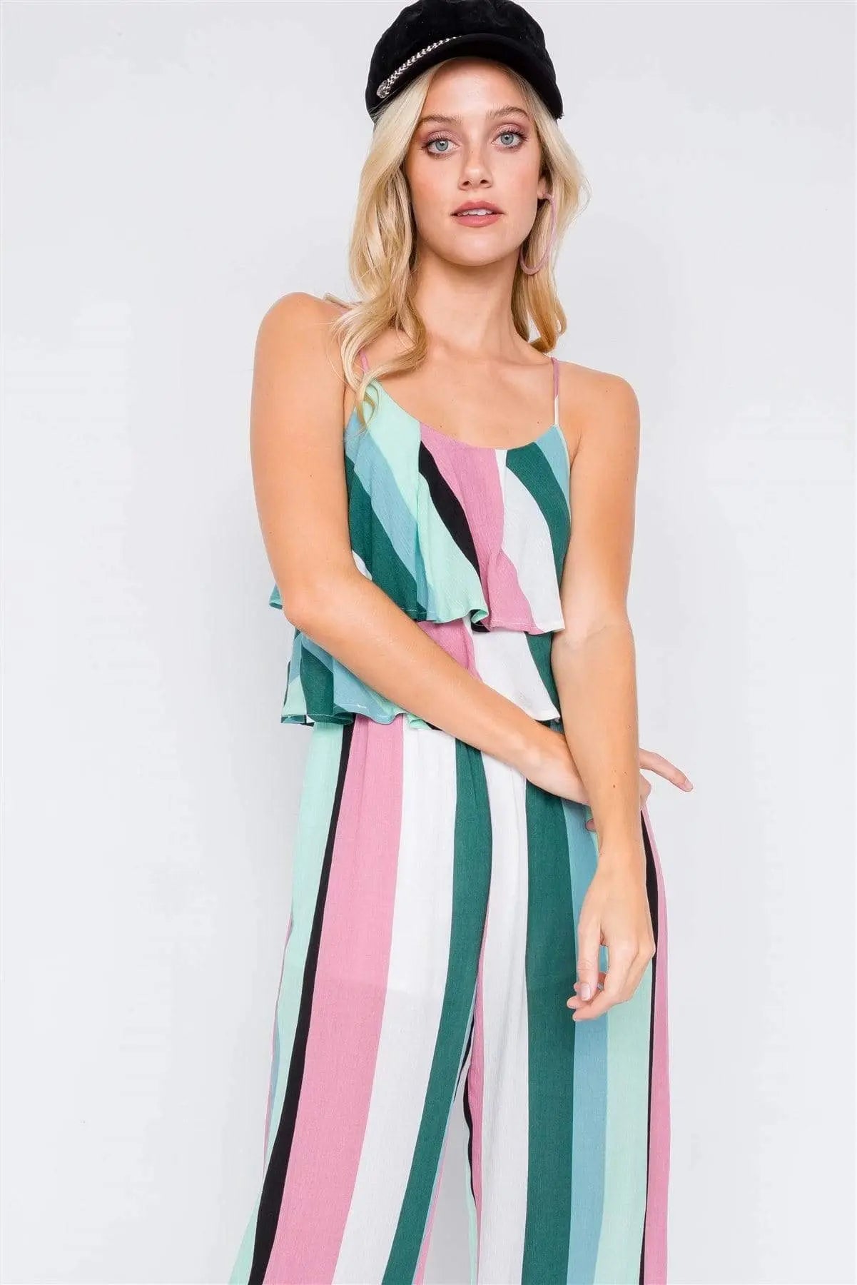 Flare Leg Jumpsuit Blue Zone Planet