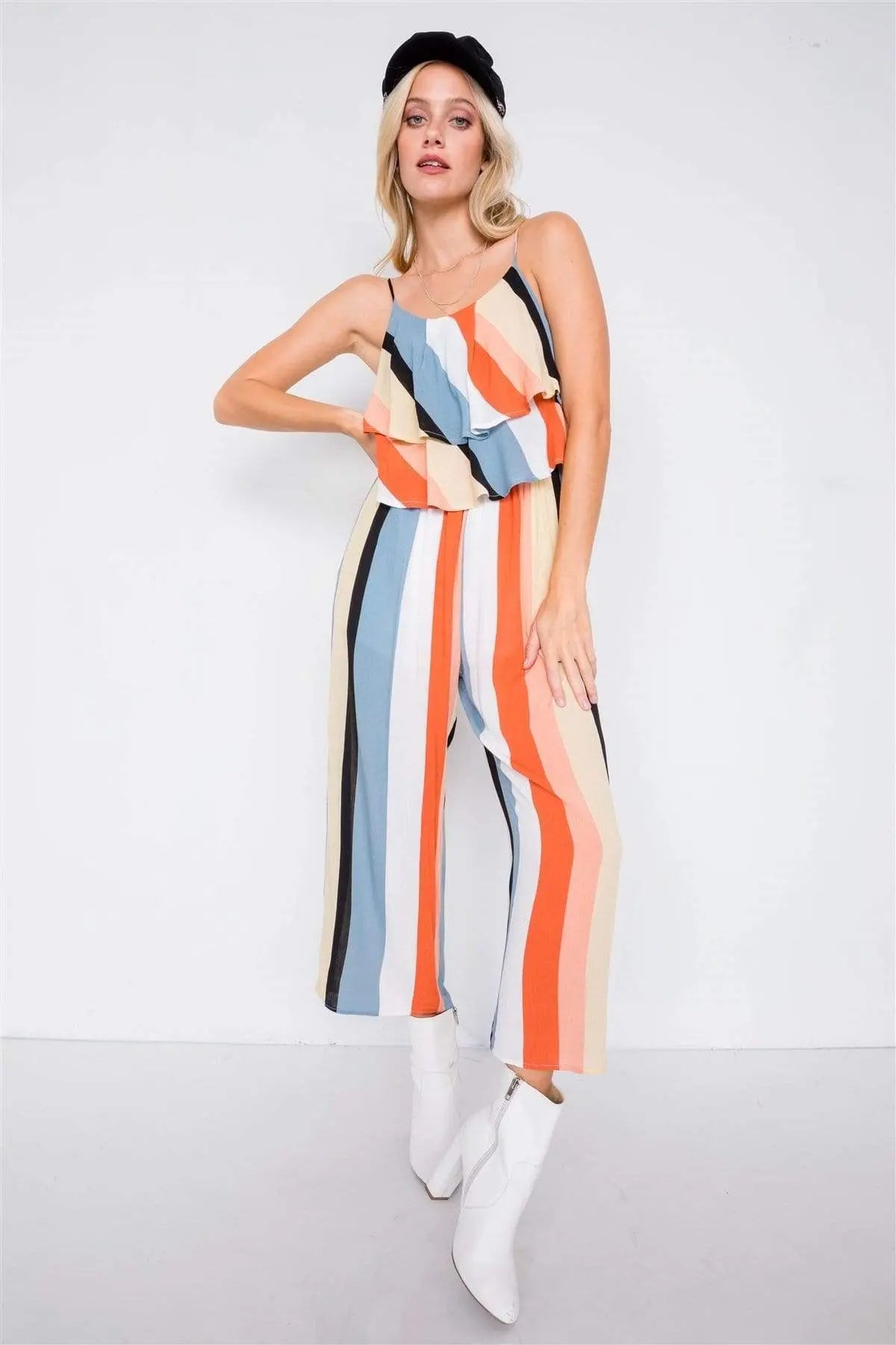 Flare Leg Jumpsuit Blue Zone Planet