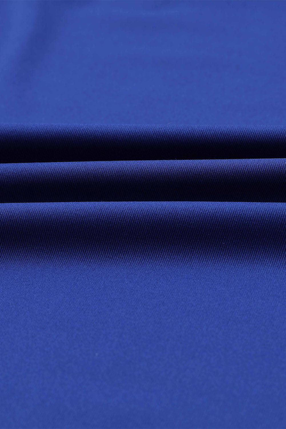 Flutter Sleeve Surplice Midi Dress BLUE ZONE PLANET