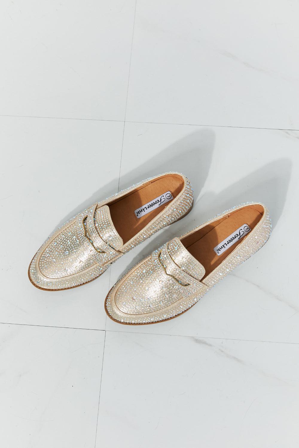 Forever Link Make It Shine Rhinestone Loafers-SHOES-[Adult]-[Female]-2022 Online Blue Zone Planet