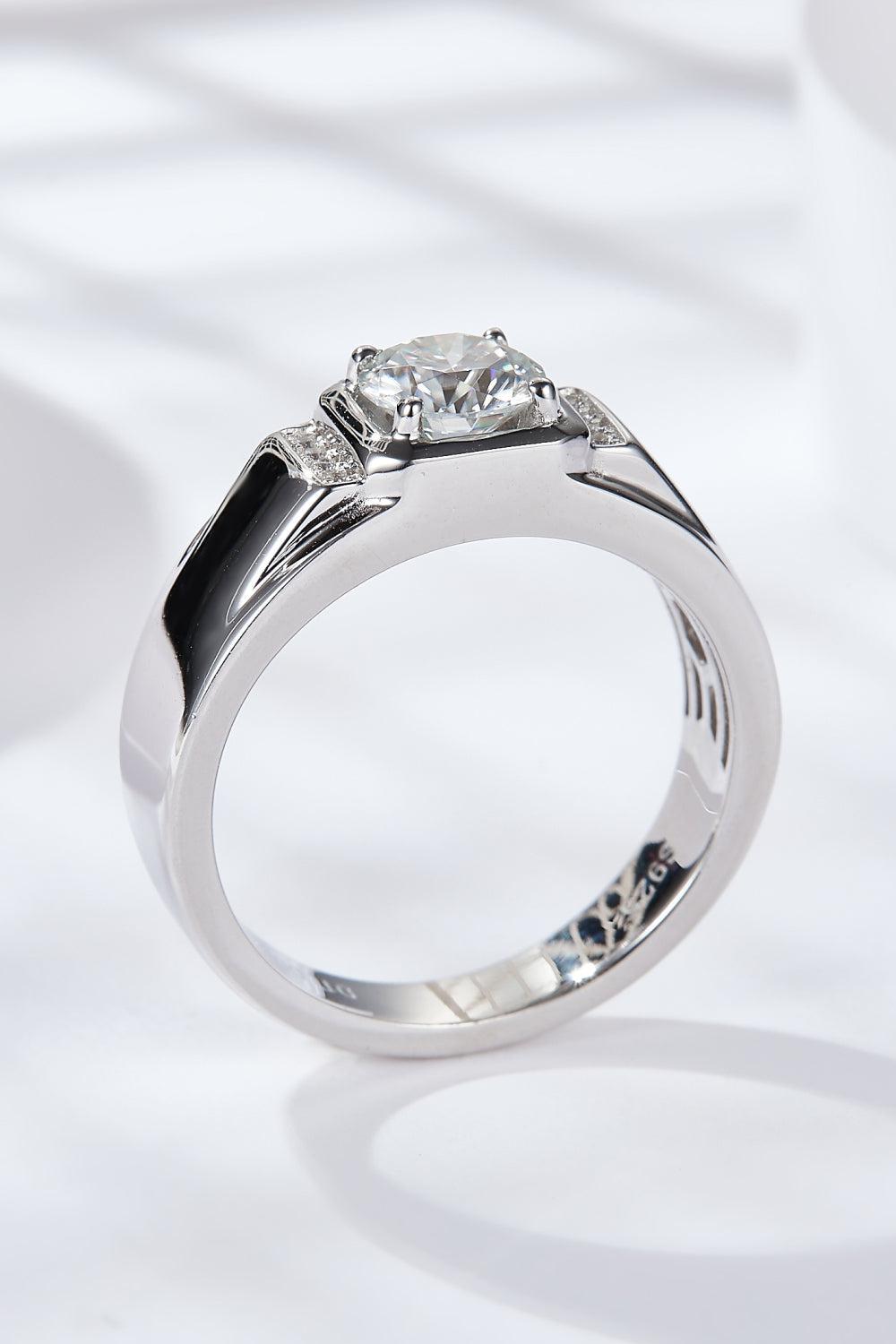 From The Heart 1 Carat Moissanite Ring BLUE ZONE PLANET