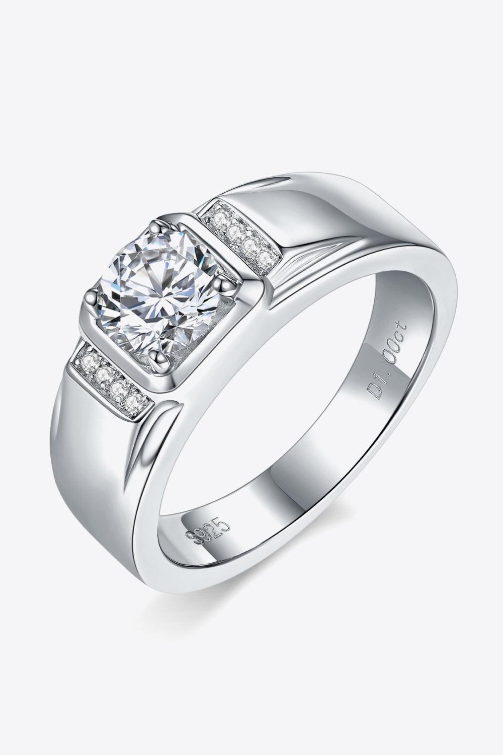 From The Heart 1 Carat Moissanite Ring BLUE ZONE PLANET