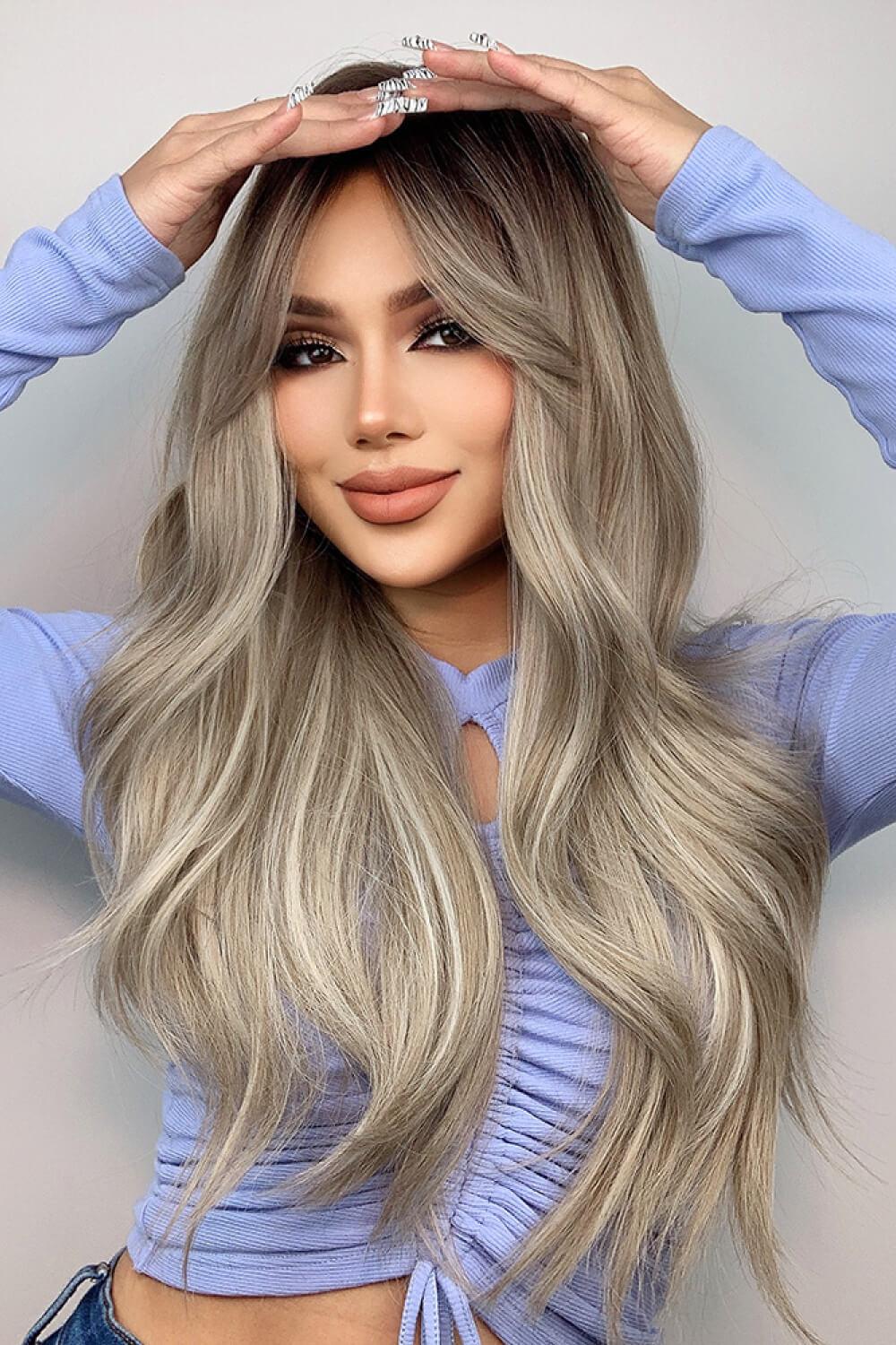 Full Machine Long Wave Wigs 26'' BLUE ZONE PLANET